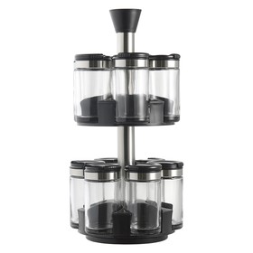 Набор банок для специй с подставкой Smart Solutions Scented jar, 100 мл, 12 шт