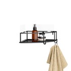 Набор угловых полок для ванной Umbra Cubiko, 2 шт, цвет чёрный - Фото 7