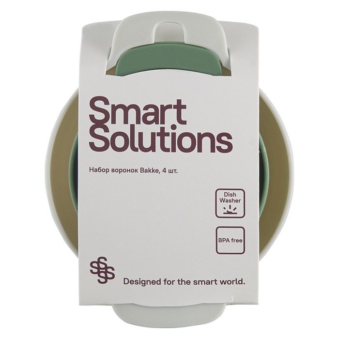 Набор воронок и фильтра Smart Solutions Bakke, 3 шт - фото 1890351162