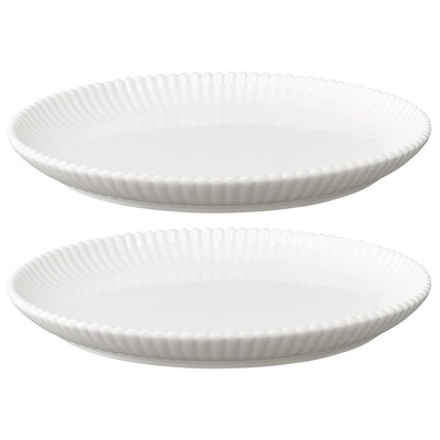 Набор тарелок Tkano Kitchen spirit, 26 см, 2 шт, цвет белый