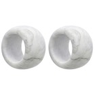 Набор колец для салфеток Liberty Jones Marm, белый мрамор, d=5 см, 2 шт - фото 296925690