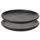 Набор обеденных тарелок Liberty Jones Dots, d=26 см, 2 шт, цвет чёрный - фото 294098722