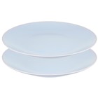 Набор обеденных тарелок Liberty Jones Simplicity, d=26 см, 2 шт, цвет голубой - фото 294098750