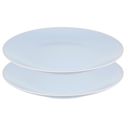 Набор обеденных тарелок Liberty Jones Simplicity, d=26 см, 2 шт, цвет голубой