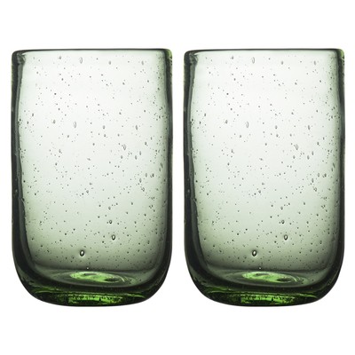 Набор стаканов Liberty Jones Flowi, 510 мл, 2 шт, цвет зелёный