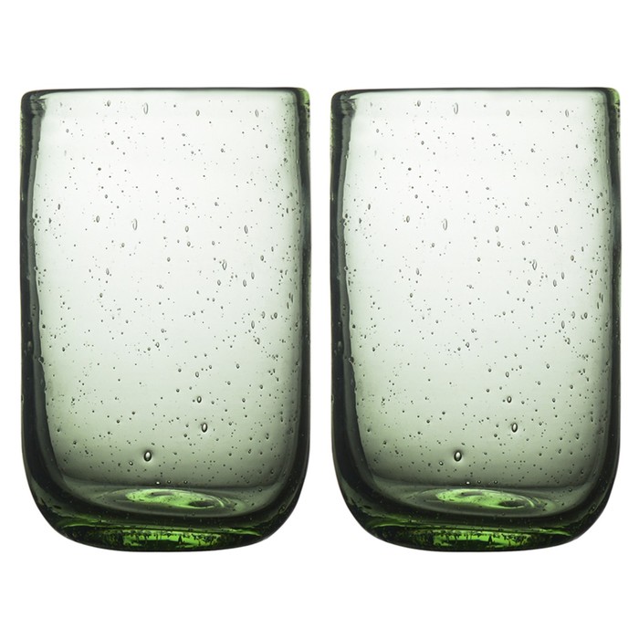 Набор стаканов Liberty Jones Flowi, 510 мл, 2 шт, цвет зелёный - Фото 1