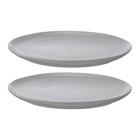 Набор тарелок Liberty Jones In the village, d=22 см, 2 шт, цвет серый - Фото 1