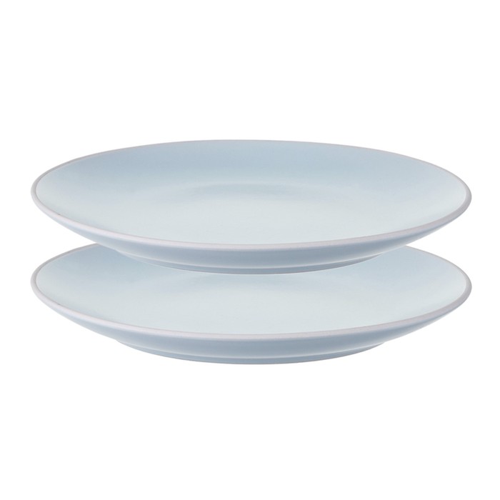 Набор тарелок Liberty Jones Simplicity, d=21.5 см, 2 шт, цвет голубой - Фото 1