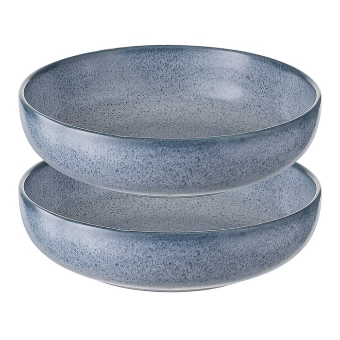 Набор тарелок для пасты Liberty Jones Blueberry, d=21.5 см, 2 шт, цвет синий - Фото 1