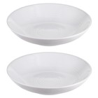 Набор тарелок для пасты Liberty Jones In the village, d=21.5 см, 2 шт, цвет белый - фото 303744246