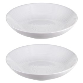 Набор тарелок для пасты Liberty Jones In the village, d=21.5 см, 2 шт, цвет белый