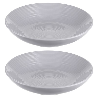 Набор тарелок для пасты Liberty Jones In the village, d=21.5 см, 2 шт, цвет серый