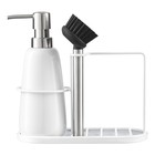 Органайзер с диспенсером для мыла Smart Solutions Gunvor, 380 мл, цвет белый - Фото 2