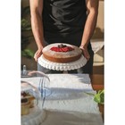 Подставка для торта с крышкой Guzzini Tiffany, d=30 см, цвет серо-бежевый - Фото 3