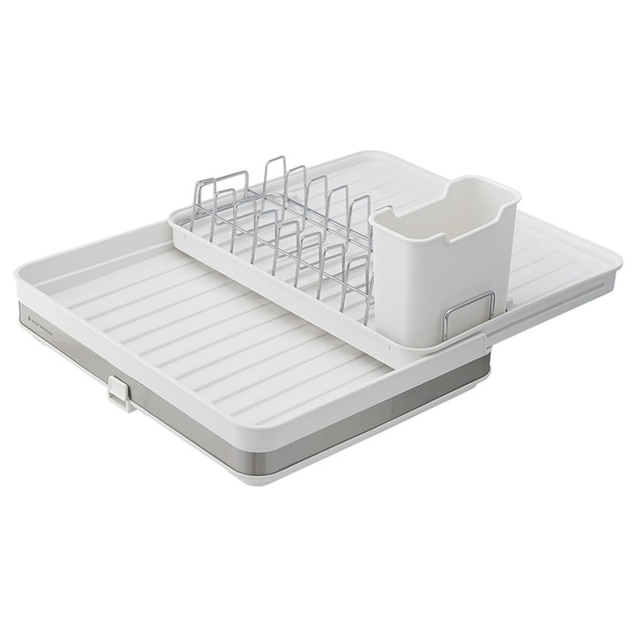 Сушилка для посуды Smart Solutions Atle, раздвижная большая, цвет белый - фото 1907983092