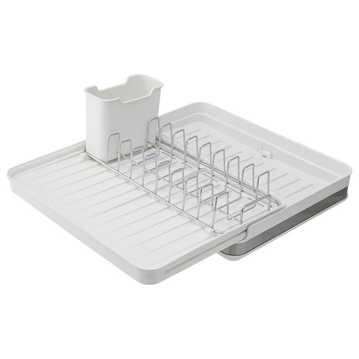 Сушилка для посуды Smart Solutions Atle, раздвижная большая, цвет белый - фото 1907983093