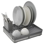 Сушилка для посуды Smart Solutions Atle, раздвижная большая, цвет серый - фото 294100108