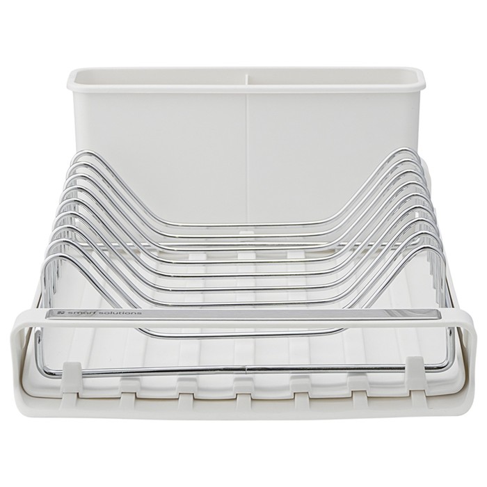 Сушилка для посуды Smart Solutions Atle, раздвижная малая, цвет белый - фото 1906536688