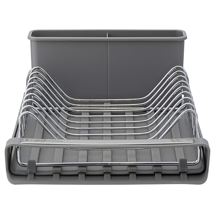 Сушилка для посуды Smart Solutions Atle, раздвижная малая, цвет серый - фото 1907983117