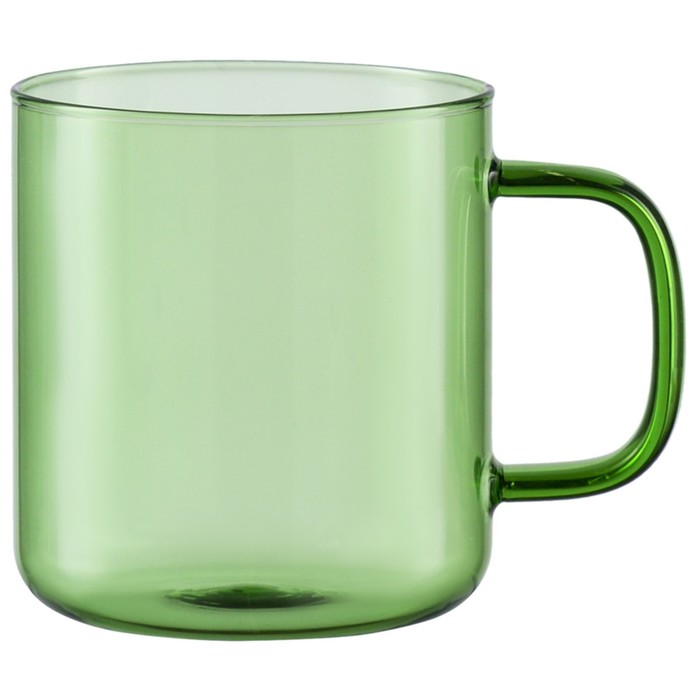 Чашка Smart Solutions, стекло, 350 мл, цвет зелёный