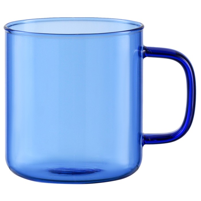 Чашка Smart Solutions, стекло, 350 мл, цвет синий