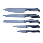 Набор ножей Lenardi, на подставке, 5 предметов - Фото 2