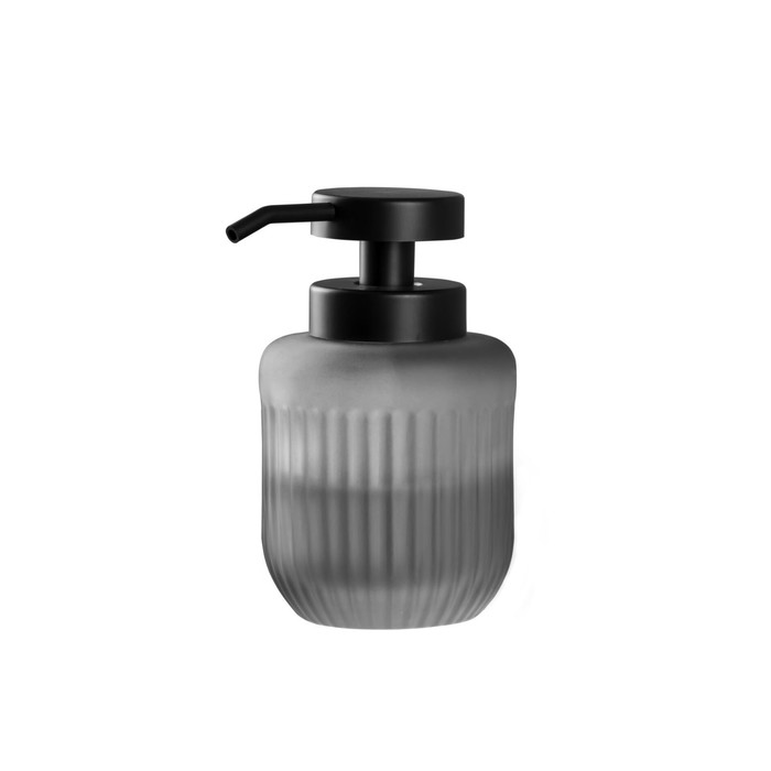 Дозатор для мыла, 14.5х11х8 см, серый - Фото 1