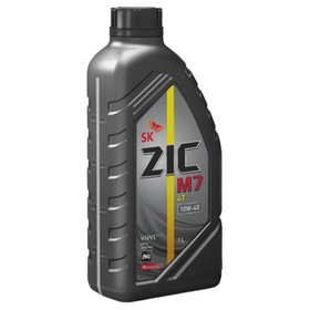 Масло моторное ZIC М7 4Т 10W-40, API SM JASO MA2, синтетическое, 1 л