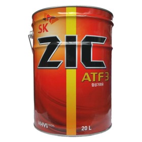 Масло трансмиссионное ZIC ATF 3, синтетическое, 20 л