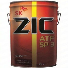 Масло трансмиссионное ZIC ATF SP 3, синтетическое, 20 л