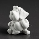 Фигура для раскраски "Пес" 4,5х4х5,5см, (комплект 3 шт) - фото 25389993