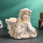 Подсвечник "Молящийся ангел" 10,5х7,5х9см, позолота - фото 320935032