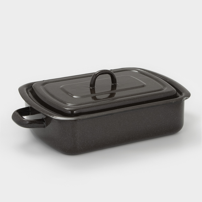 УЦЕНКА Противень, 3 л, коричневый рябчик - Фото 1