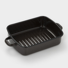 УЦЕНКА Противень, 3 л, коричневый рябчик - Фото 4