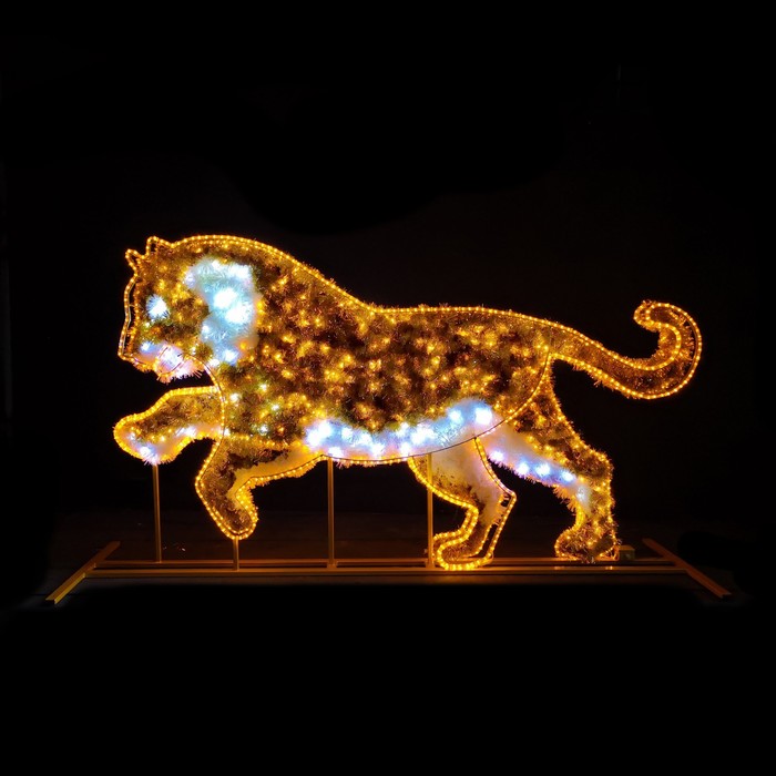 Светодиодное панно «Тигр», 200 × 125 × 15 см, 120 Вт, 220 В
