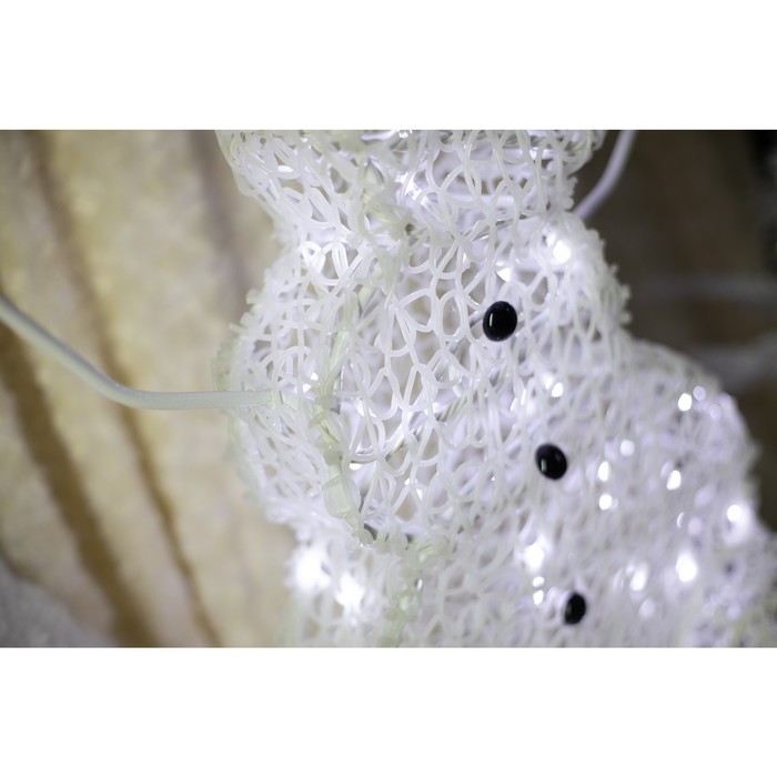 Светодиодная фигура «Снеговик Олаф», 40 × 70 × 35 см, 20 Вт, 220 В - фото 1906537021