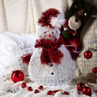 Светодиодная фигура «Снеговик в шапке», 52 × 70 × 33 см, 20 Вт, 220 В - Фото 2