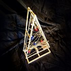 Светодиодная фигура «Ёлочка серебристая», 22 × 40 × 12 см, 6 Вт, батарейки ААх3 (не в комплекте) - Фото 2