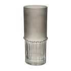 Декоративная ваза из комбинированного стекла, 111×111×255 мм, цвет серый - Фото 2