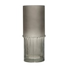 Декоративная ваза из комбинированного стекла, 111×111×255 мм, цвет серый - Фото 3