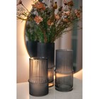Декоративная ваза из комбинированного стекла, 111×111×255 мм, цвет серый - Фото 5