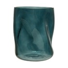 Декоративная ваза из стекла «Динамика», 135×135×175 мм, цвет синий - Фото 3