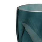 Декоративная ваза из стекла «Динамика», 135×135×175 мм, цвет синий - Фото 4