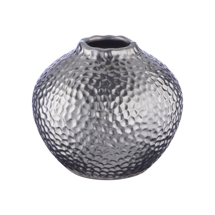 Декоративная ваза «Этно», 150×150×130 мм, цвет серебряный - Фото 1