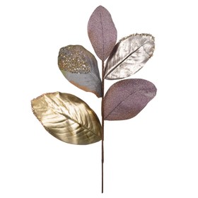 Искусственное растение, высота 58 cм, цвет металлический пурпур