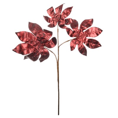 Искусственное растение «Каштан», высота 66 cм, цвет красный