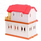 Дом для кукол с набором животных «Семья кроликов» и питомцем, свет, звук - фото 4411875