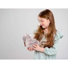 Мягкая игрушка "Зайка Ла-Пу-Ля", цвет серый, 20 см - фото 34962429