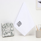 Полотенце махровое «Этель. Будь первым», 35×50±5 см, хлопок 100%, белое - Фото 1