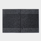 Коврик ячеистый грязесборный, 80×120×2,2 см, цвет чёрный - Фото 1